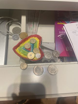 Conjunto de monedas antiguas
