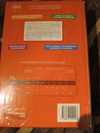 Diccionario avanzado de primaria SM