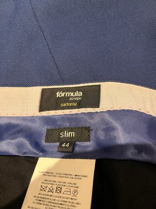 Traje de hombre azul marino 
