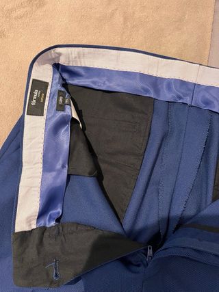 Traje de hombre azul marino 