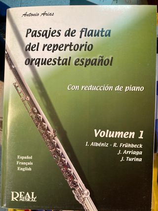 Pasajes de flauta repertorio orquestal español 1