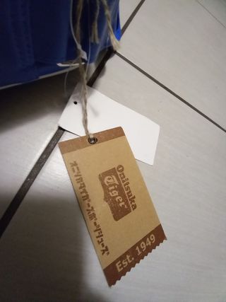 Borsa Onitsuka Tiger blu e rossa