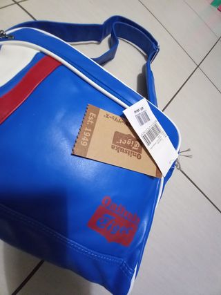 Borsa Onitsuka Tiger blu e rossa