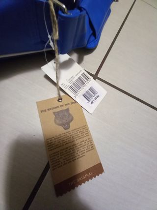 Borsa Onitsuka Tiger blu e rossa