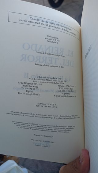 El reinado del terror. La Revolución II