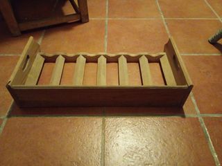 Portabottiglie di legno fatte a mano