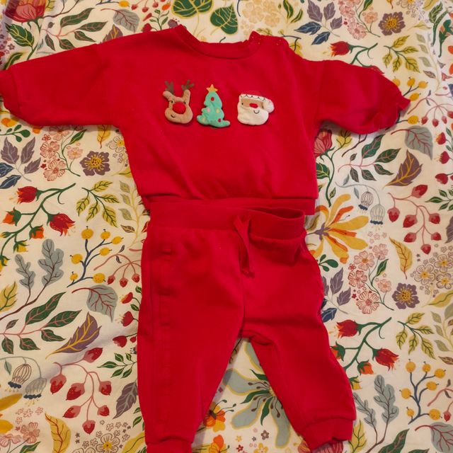 Conjunto Navidad Bebé 6-9 meses