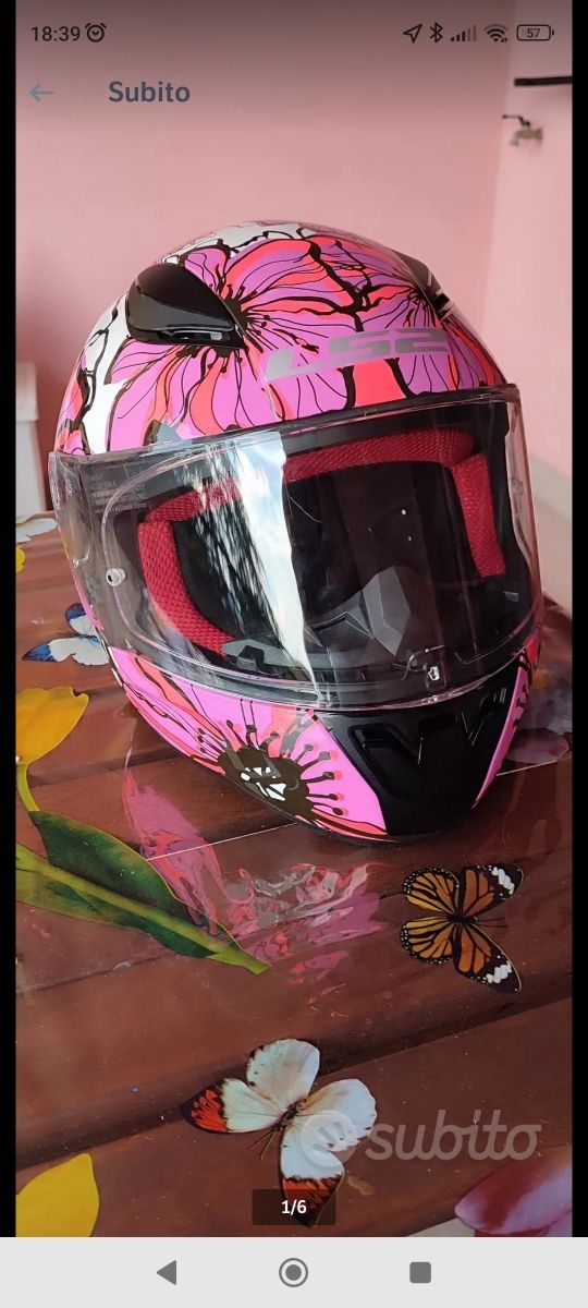 Casco moto bambina LS2