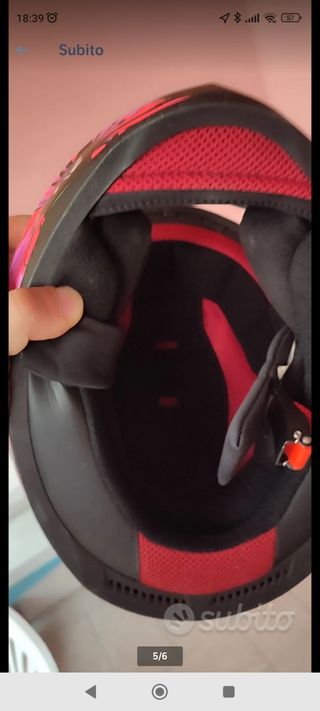 Casco moto bambina LS2