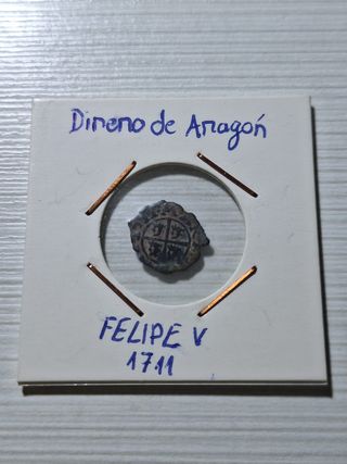 Moneda Aragón Felipe V