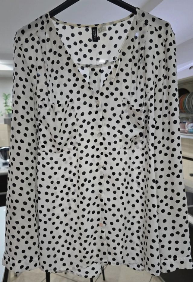 Camicia H&M Pois Donna Taglia 40