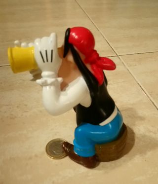 Goofy pirata muñeco goma blanda.