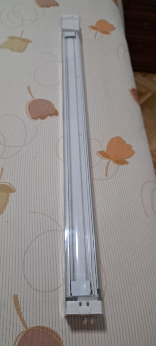 Estor enrollable noche/día con cadena marrón 