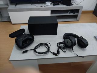 Xbox Series x + Mando Elite Pro + Cascos Corsair