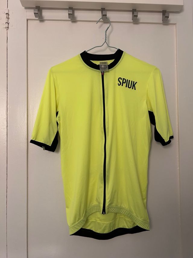 Camiseta ciclismo SPIUK fluorescente