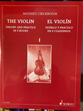 el violín teórico y práctico en 5 cuadernosMathieu