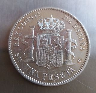 Moneda de plata 1 Peseta 1903.