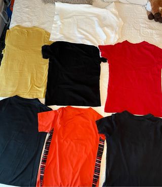 Lote de 6 camisetas deportivas niño