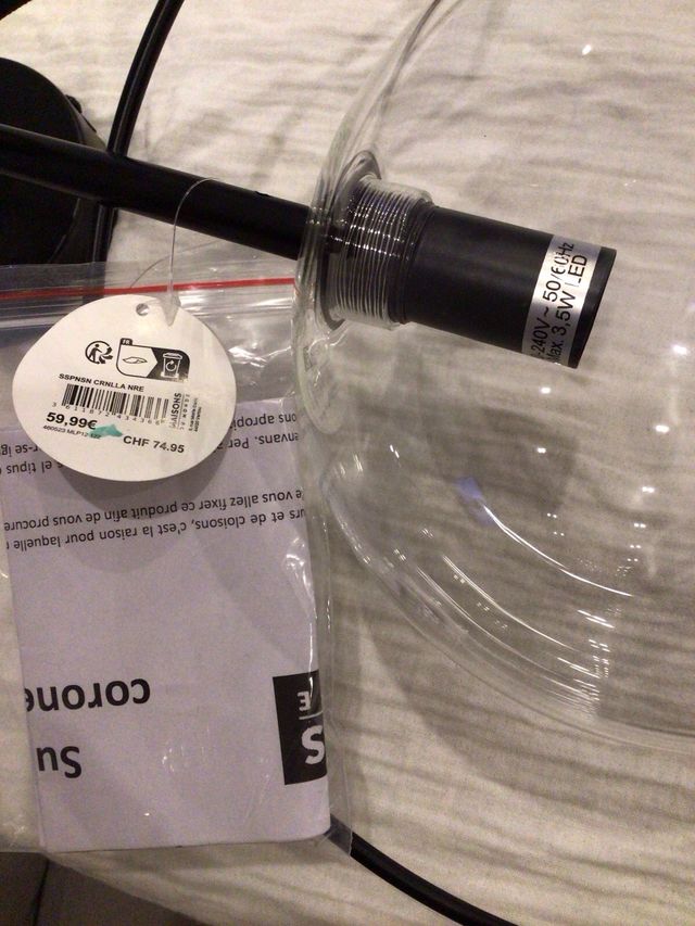 Lámparas de techo colgantes (2 unidades)