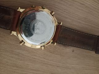 Reloj Seiko Monograph Hombre Oro y Marrón