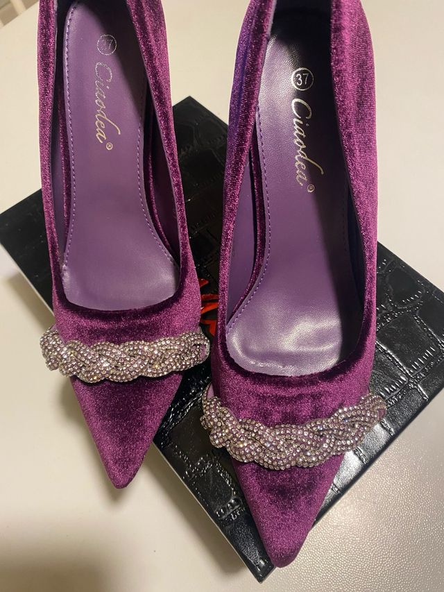 Scarpe Ciaodea donna viola tacco 36