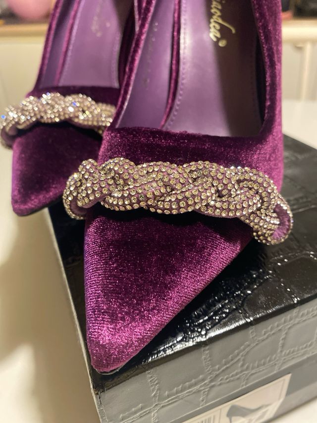 Scarpe Ciaodea donna viola tacco 36