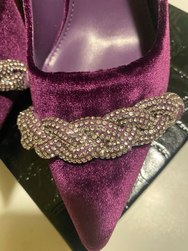 Scarpe Ciaodea donna viola tacco 36