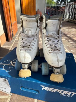 Pattini n. 26 Risport RF3 Pro + Piastra Roll-Line