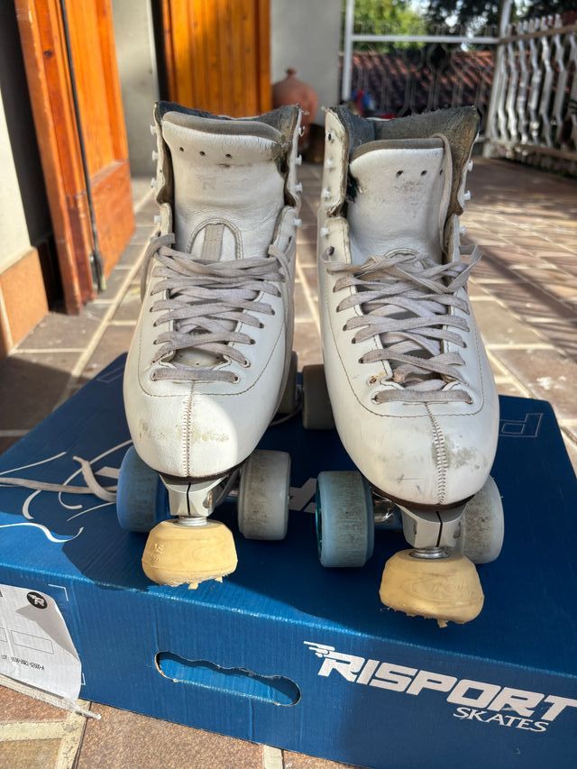 Pattini n. 26 Risport RF3 Pro + Piastra Roll-Line