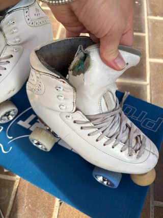 Pattini n. 26 Risport RF3 Pro + Piastra Roll-Line