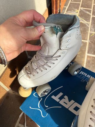 Pattini n. 26 Risport RF3 Pro + Piastra Roll-Line