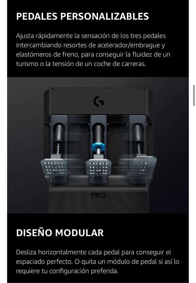 Pedali di simulazione Logitech Pro