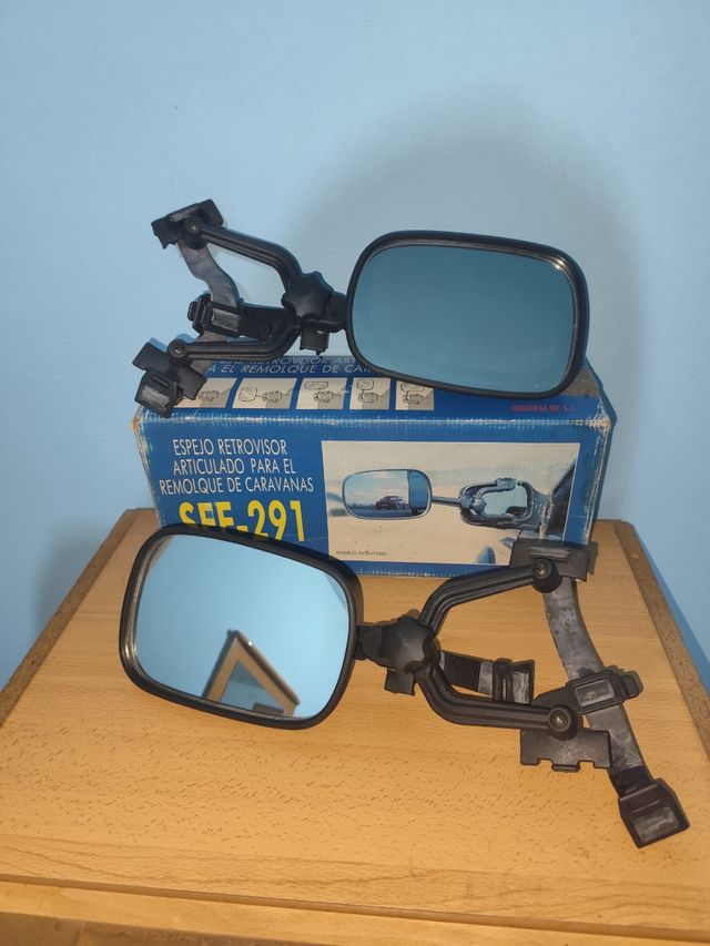Espejo retrovisor para remolque caravana vintage