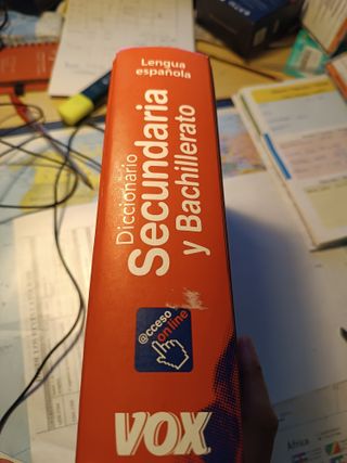 diccionario bachillerato y secundaria vox