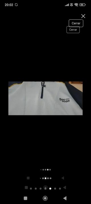 Sudadera Bershka azul y amarilla Talla S