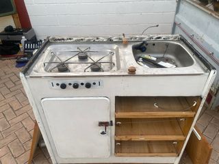 Mueble Cocina Camper con Fregadero y Fogones