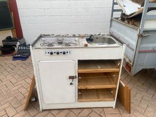 Mueble Cocina Camper con Fregadero y Fogones