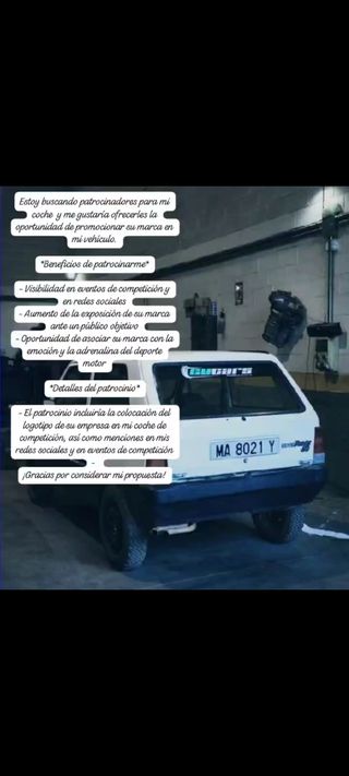 Se busca patrocinadores 