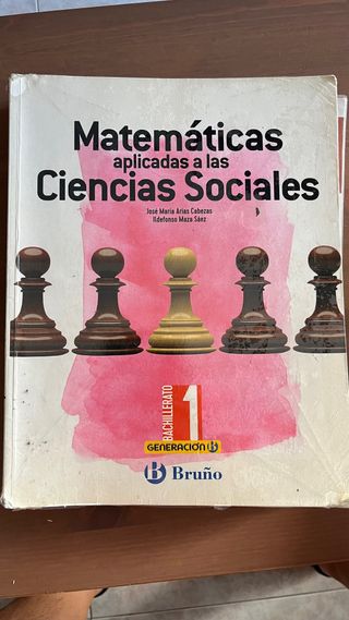 Libro 1 bachillerato matemáticas