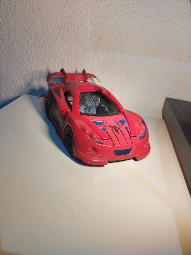 Coche Spiderman Rojo