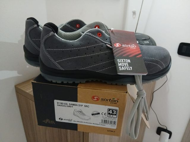 Scarpe antinfortunistiche Sixton Peak Grigio Tg 43
