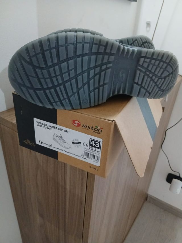 Scarpe antinfortunistiche Sixton Peak Grigio Tg 43