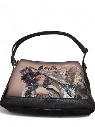 Bolso Anekke Original Multicolor Negro