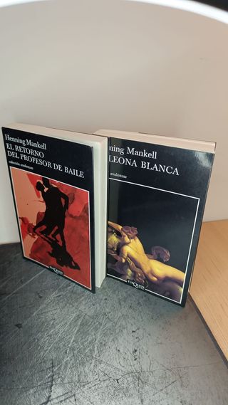 Pack 2 libros Henning Mankell (Tusquets)