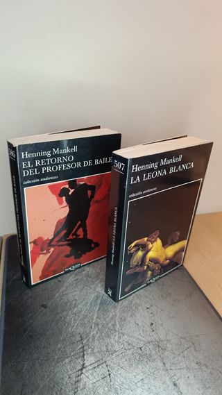 Pack 2 libros Henning Mankell (Tusquets)