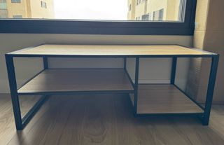 Mesa centro madera y metal