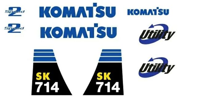 Kit Adhesivos Komatsu SK714