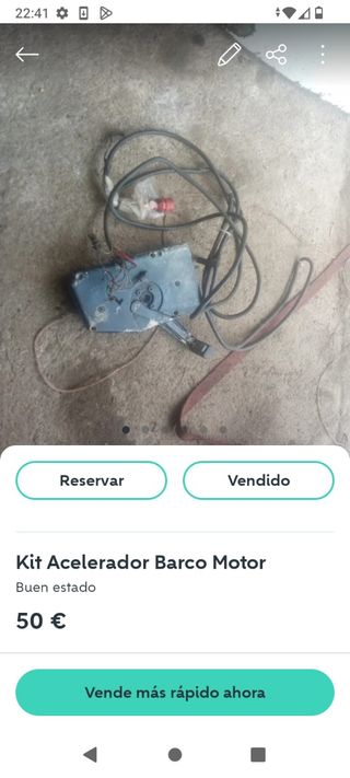 Kit Acelerador Barco Motor