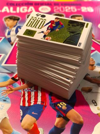 290 sin repetir Cromos Liga este 2025-26