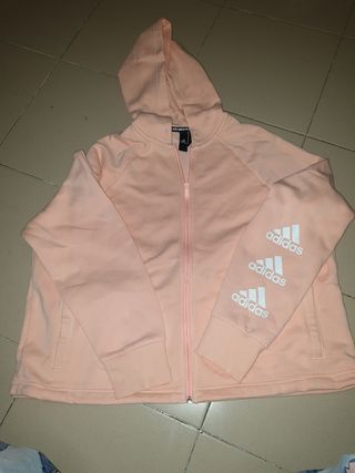 Sudadera Adidas coral talla L